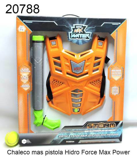 Imagen de CHALECO MAS PISTOLA HYDRO FORCE MAX POWER 12.24